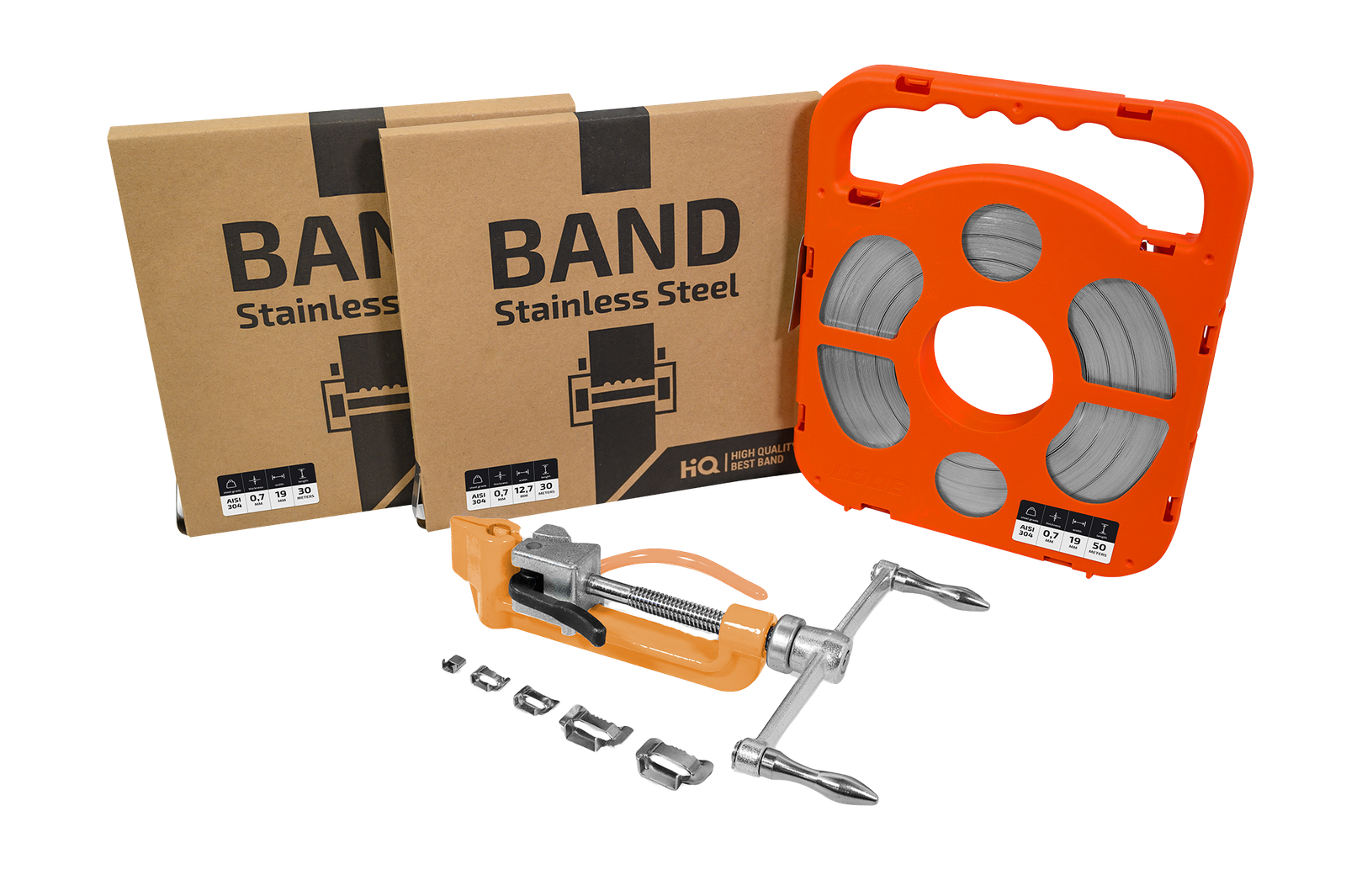 LOOB Edelstahlband Musterpaket